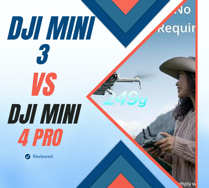 Comparing DJI Mini 3 and Mini 4 Pro: Compact 4K Camera Drones